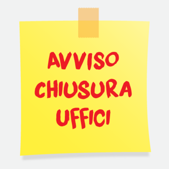 Avviso: Chiusura Ufficio Triburi