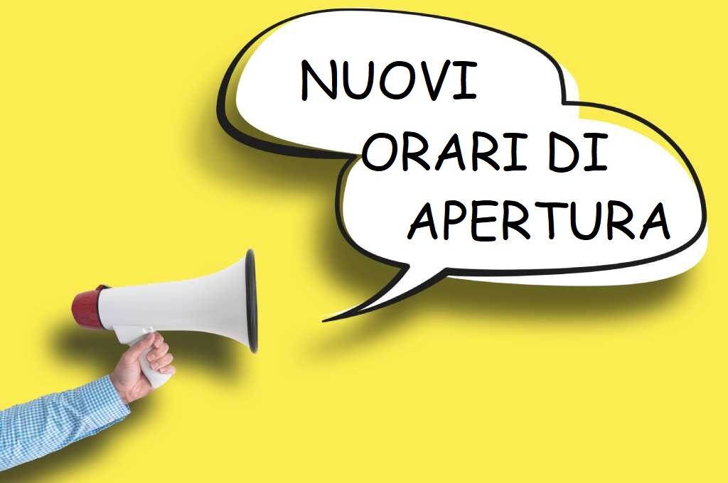 NUOVI ORARI UFFICI COMUNALI