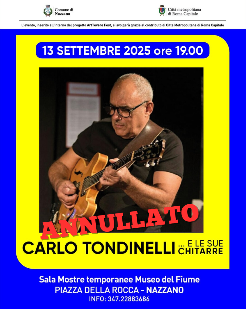 Evento Tondinelli Annullato