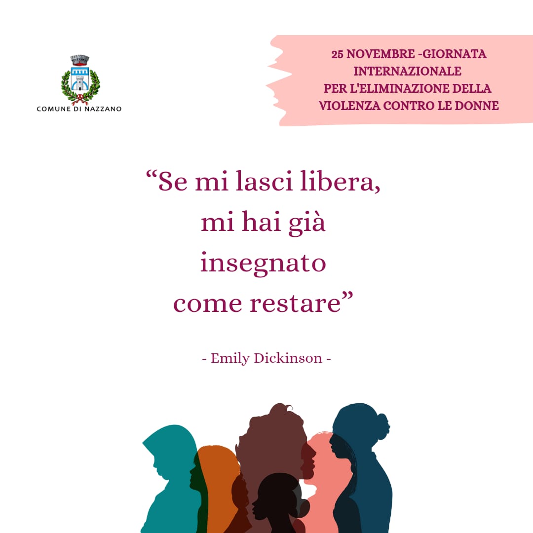 GIORNATA INTERNAZIONALE CONTRO LA VIOLENZA SULLA DONNE”